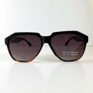 FRYE AND CO. Tortoise Oversized GEO Sunglasses NEW WITH TAGS